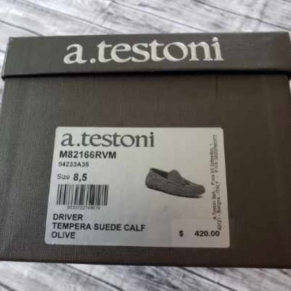 Amedeo Testoni Driver Loafer Shoes